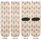 Kissing Birds Adult Crew Socks - Double Pair - Front and Back - Apvl