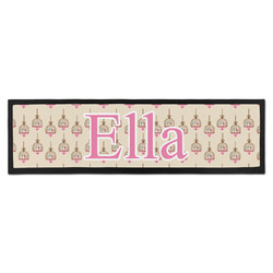 Kissing Birds Bar Mat - Large (Personalized)