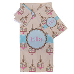 Kissing Birds Bath Towel Set - 3 Pcs (Personalized)