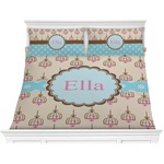 Kissing Birds Comforter Set - King (Personalized)