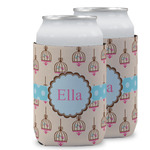 Kissing Birds Can Cooler (12 oz) w/ Name or Text