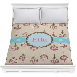 Kissing Birds Comforter - Full / Queen (Personalized)