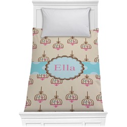 Kissing Birds Comforter - Twin XL (Personalized)