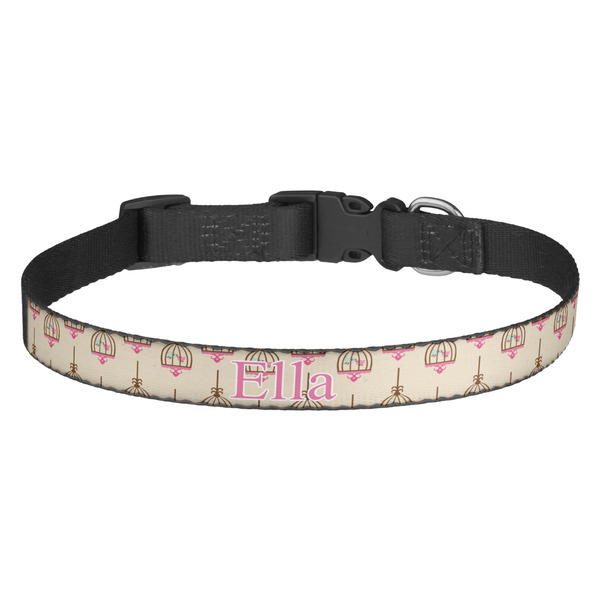 Custom Kissing Birds Dog Collar (Personalized)