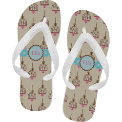 Kissing Birds Flip Flops - Small (Personalized)