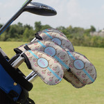 Kissing Birds Golf Club Iron Cover - Set of 9 (Personalized)