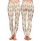 Kissing Birds Ladies Leggings - Front and Back