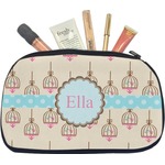 Kissing Birds Makeup / Cosmetic Bag - Medium (Personalized)