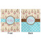 Kissing Birds Minky Blanket - 50"x60" - Double Sided - Front & Back