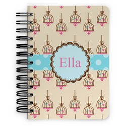 Kissing Birds Spiral Notebook - 5x7 w/ Name or Text