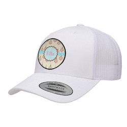 Kissing Birds Trucker Hat - White (Personalized)