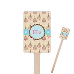 Kissing Birds Rectangle Wooden Stir Sticks (Personalized)