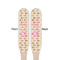 Kissing Birds Wooden Food Pick - Paddle - Double Sided - Front & Back