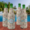 Kissing Birds Zipper Bottle Cooler - Set of 4 - LIFESTYLE