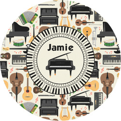 Musical Instruments Multipurpose Round Labels - 1" (Personalized)