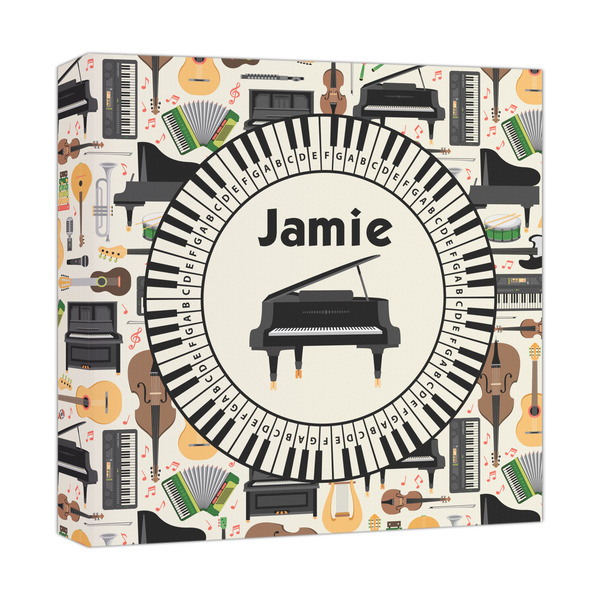 Custom Musical Instruments Canvas Print - 12x12 (Personalized)