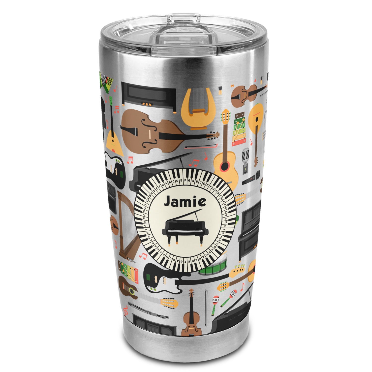 Custom 20oz Stainless Steel Double Wall Tumblers - Full Print