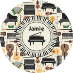 Musical Instruments Multipurpose Round Labels - 3" (Personalized)