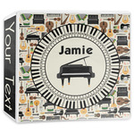 Musical Instruments 3-Ring Binder - 3 inch (Personalized)