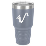 Musical Instruments 30 oz Stainless Steel Tumbler - Grey - Single-Sided