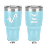 Musical Instruments 30 oz Stainless Steel Tumbler - Teal - Double-Sided (Personalized)