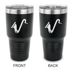 Musical Instruments 30 oz Stainless Steel Tumbler - Black - Double Sided (Personalized)