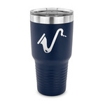 Musical Instruments 30 oz Stainless Steel Tumbler - Navy - Single Sided