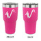 Musical Instruments 30 oz Stainless Steel Ringneck Tumblers - Pink - Double Sided - APPROVAL