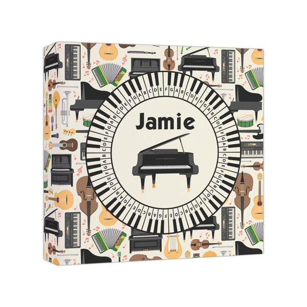 Custom Musical Instruments Canvas Print - 8x8 (Personalized)