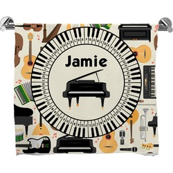 Musical Instruments Bath Towel (Personalized)