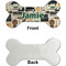 Musical Instruments Ceramic Flat Ornament - Bone Front & Back Single Print (APPROVAL)