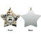 Musical Instruments Ceramic Flat Ornament - Star Front & Back (APPROVAL)