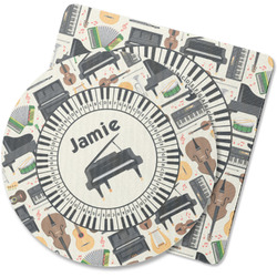 Musical Instruments Rubber Backed Coaster (Personalized)