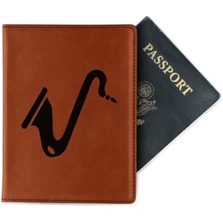 Musical Instruments Passport Holder - Faux Leather - Double Sided (Personalized)