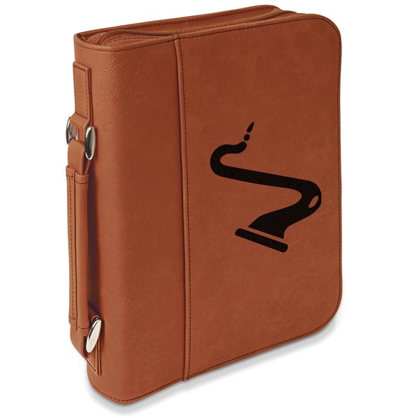 Custom Musical Instruments Leatherette Bible Cover with Handle & Zipper - Small - Single Sided