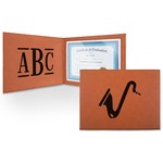 Musical Instruments Leatherette Certificate Holder