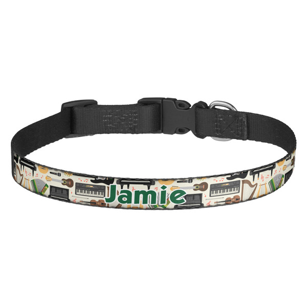 Custom Musical Instruments Dog Collar - Medium (Personalized)