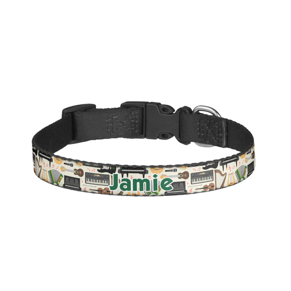 Custom Musical Instruments Dog Collar - Small (Personalized)