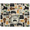 Musical Instruments Dog Food Mat - Large without Bowls