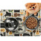 Musical Instruments Dog Food Mat - Small LIFESTYLE