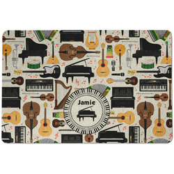 Musical Instruments Dog Food Mat w/ Name or Text