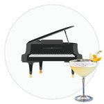 Musical Instruments Printed Drink Topper - 3.5"