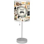 Musical Instruments 7" Drum Lamp with Shade Linen (Personalized)