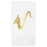 Musical Instruments Guest Napkins - Foil Stamped