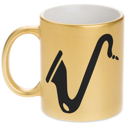 Musical Instruments Metallic Mug (Personalized)