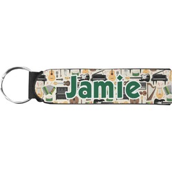 Musical Instruments Neoprene Keychain Fob (Personalized)