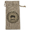 Musical Instruments Large Burlap Gift Bags - Front