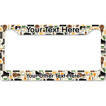 Musical Instruments License Plate Frame - Style B (Personalized)