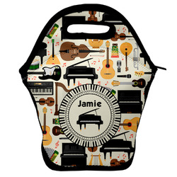 Musical Instruments Lunch Bag w/ Name or Text