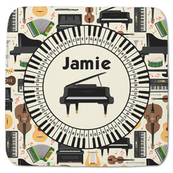 Musical Instruments Memory Foam Bath Mat - 48"x48" (Personalized)